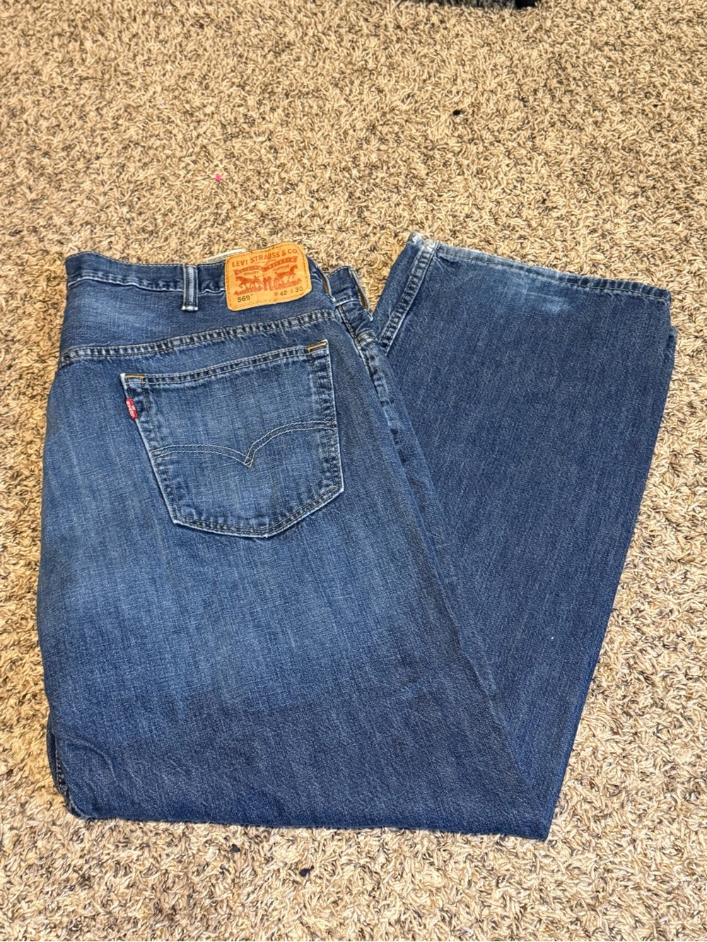 Levi's 569 Men's Blue Straight-Leg Jeans
